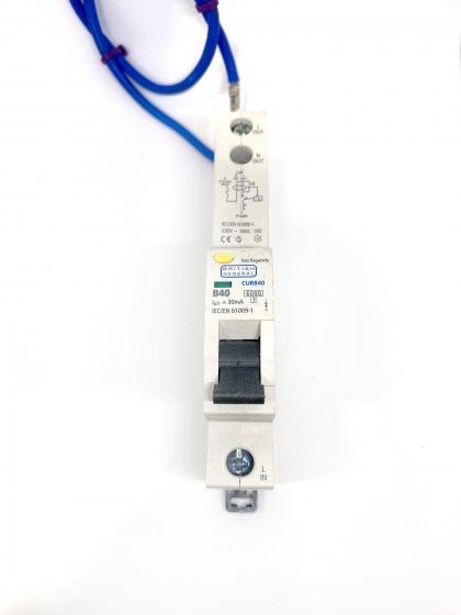 BG British General CURB40 B40 40A 40 Amp 30mA RCBO Circuit Breaker Type AC